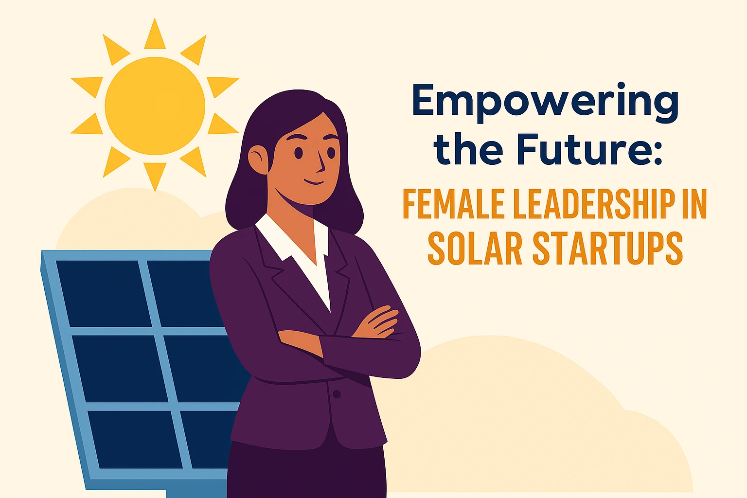 🌞 Empowering the Future: Female Leadership in Solar Startups